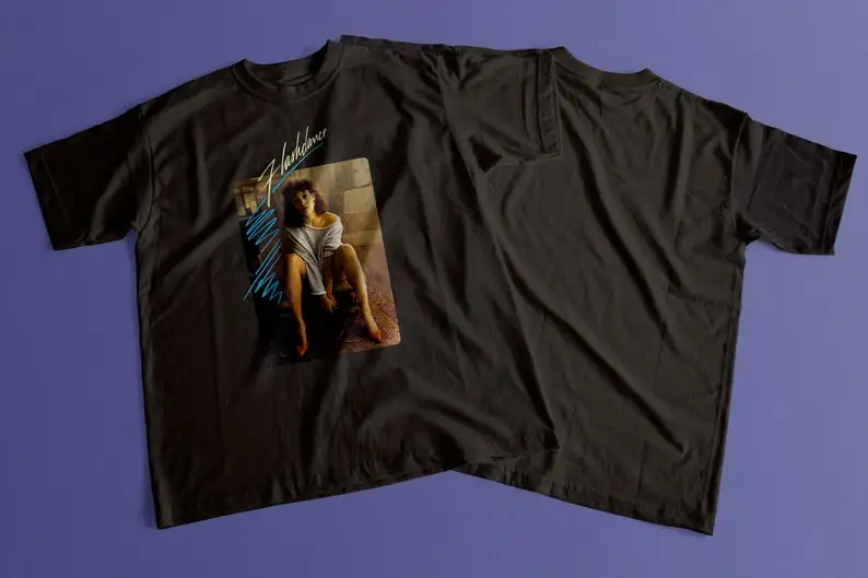 Flashdance Адриан Лийн Дженнифер Билс 1983 г. — футболка с принтом ретро-фильма HQ