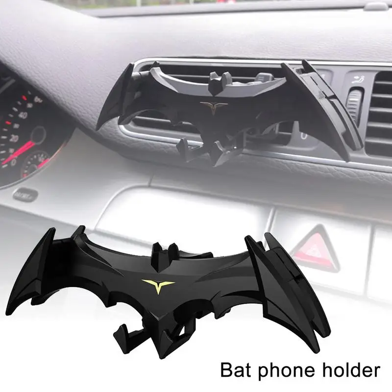 

Car Mobile Phone Holder For All 4-6.5 Inch Devices Bat-shaped Gravity Air Outlet Navigation Support Frame