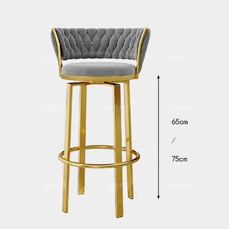 Роскошный стул Poltrona салон барные стулья кухня минималистичный европейский сад