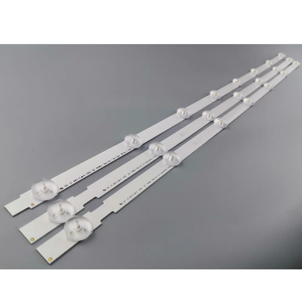 630 мм светодиодные полоски для LG 32" ROW2.1 Rev 0.9 A1/A2-Type 6916L-1204A 6916L-1205A 6916L-1295A 6916L-1296A 32LA621V 32LN540U-ZA on.