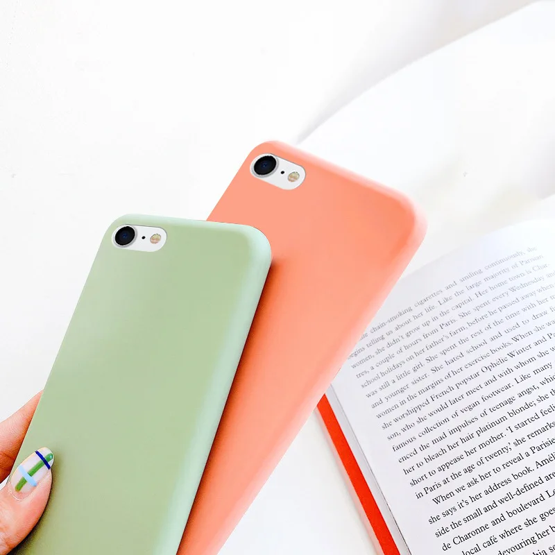 Силиконовый чехол для iphone 6 6s 7 8 Plus SE 2020 X XR Xs Max 11 12 13 14 Pro