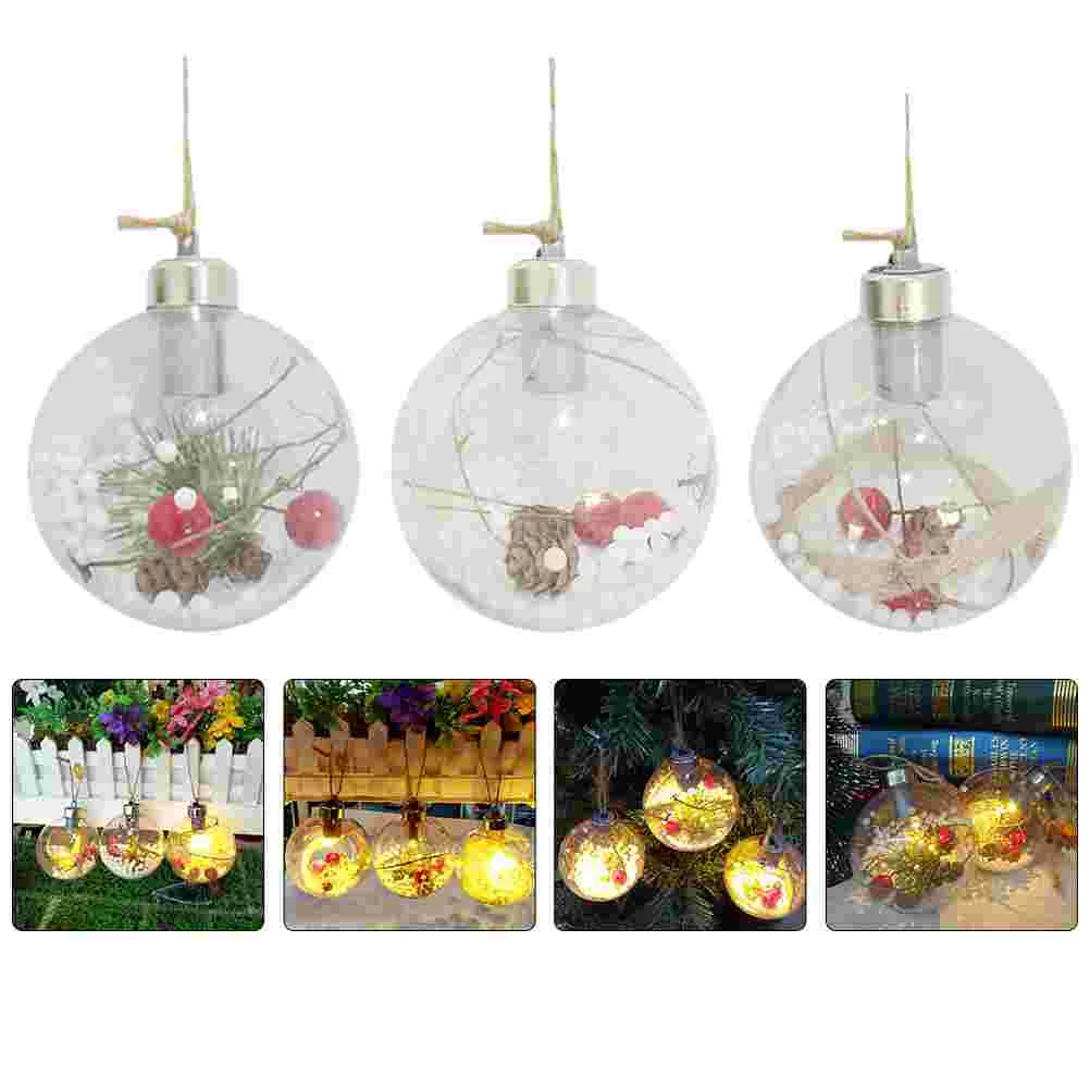

3Pcs Christmas Lamps Durable Hanging Lamps for Wedding Party