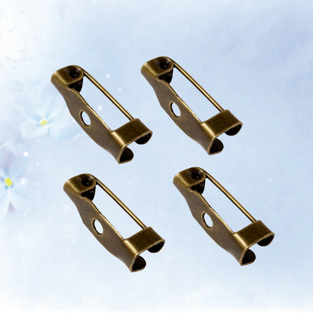 

200 Pcs Decorative Labels Metal Bar Jewels Crafts Backs Safety Clasp Pin Bulk Jewelry Safety Pin Solidarity Metal Rod