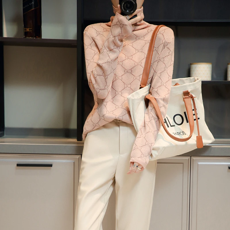 Рисунок 4 - 100% шерстяной свитер женский пуловер