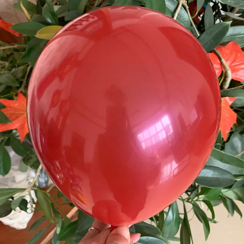 

10 Inch Wedding Decoration Balloon Set Double-layer Balloon Holiday Party Decoration Macaron Balloon Cherries Balloon