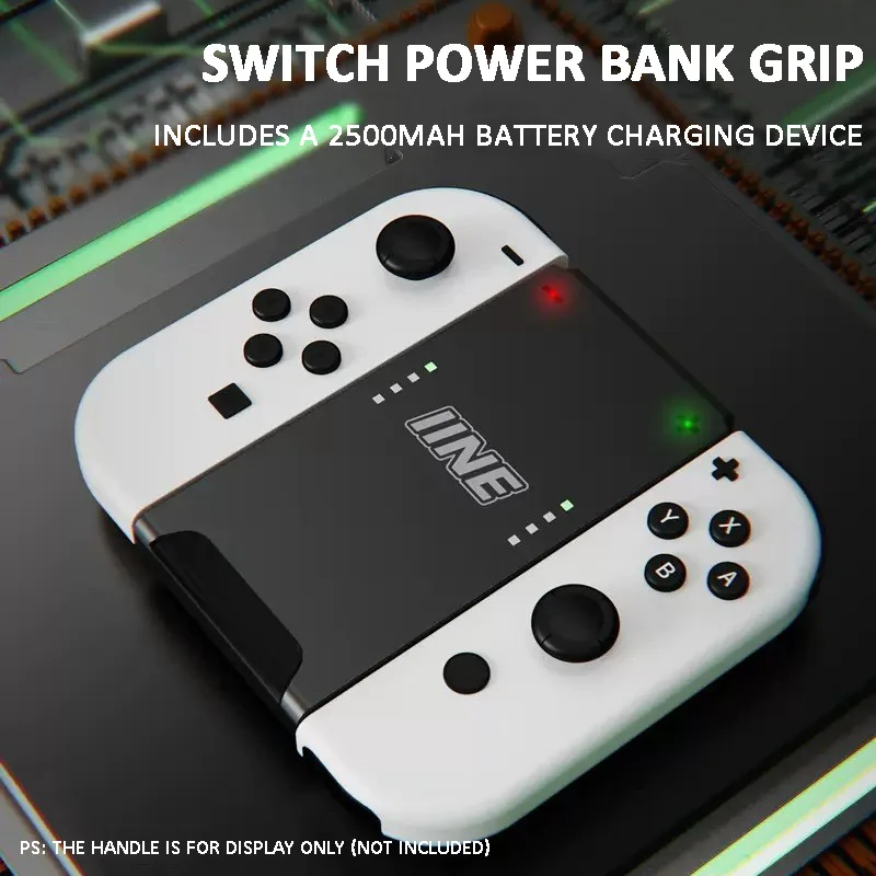 

Suitable for Nintendo Switch/LED handle grip J-Con bracket power bank Electric storage handle Game console accessories
