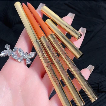 3 Colors Matte Lip Liner Lipstick Pen Long Lasting Non-stick Cup Waterproof Smooth Soft Velvet Lipliner Pencil Makeup Cosmetics 6