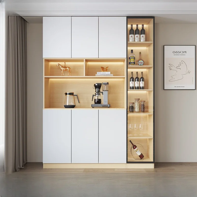 Шкаф для хранения офиса гостиной Curio боковая аркадная витрина из массива дерева