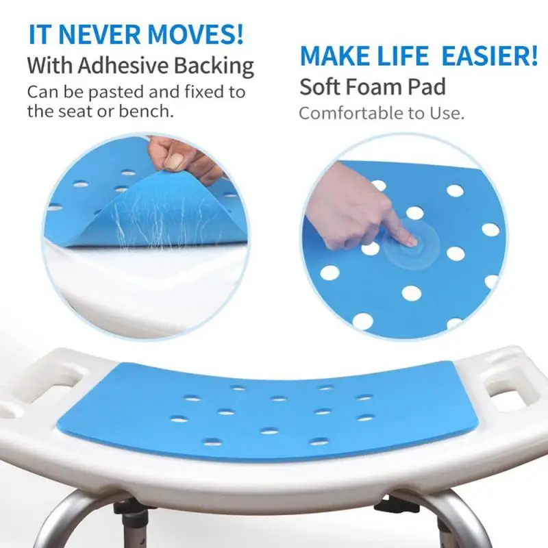 

Nonslip Bathroom Bath Chair Stool Cushion Elderly Bath Tub Shower Chair Bench Stool Seat Safe Bathroom Accessory Bathing Cushion