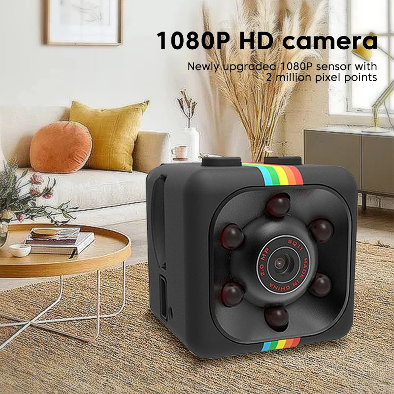 Миниатюрная Экшн-камера SQ11 1080P/960P с датчиком ночного видения