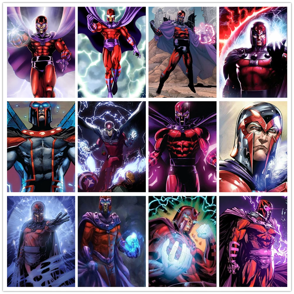 

5D алмазная живопись Marvel «мстители», полная квадратная круглая Алмазная вышивка с магнитом, вышивка крестиком, искусство, мозаика, домашний ...