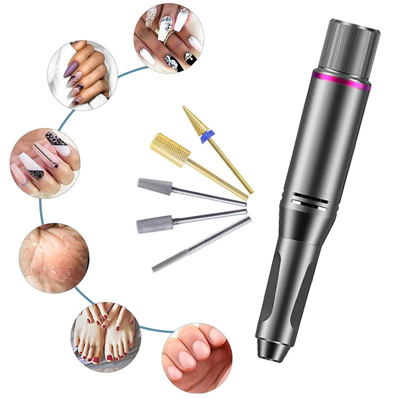 Машинка для аппаратного маникюра 30000 об./мин. USB-зарядка