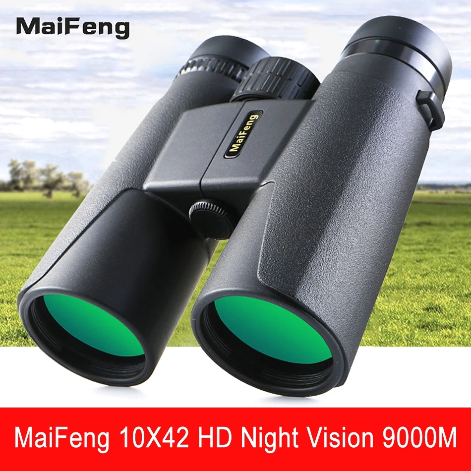 

Professional Binoculars 10x42 Military Telescope Powerful Night Vision For Hunting Camping Bak4 Eyepiece Long Range