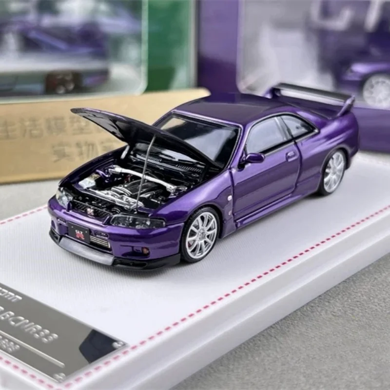 Модель FH 1:64 GT-R 4-го поколения BCNR33-Roland из фиолетового сплава