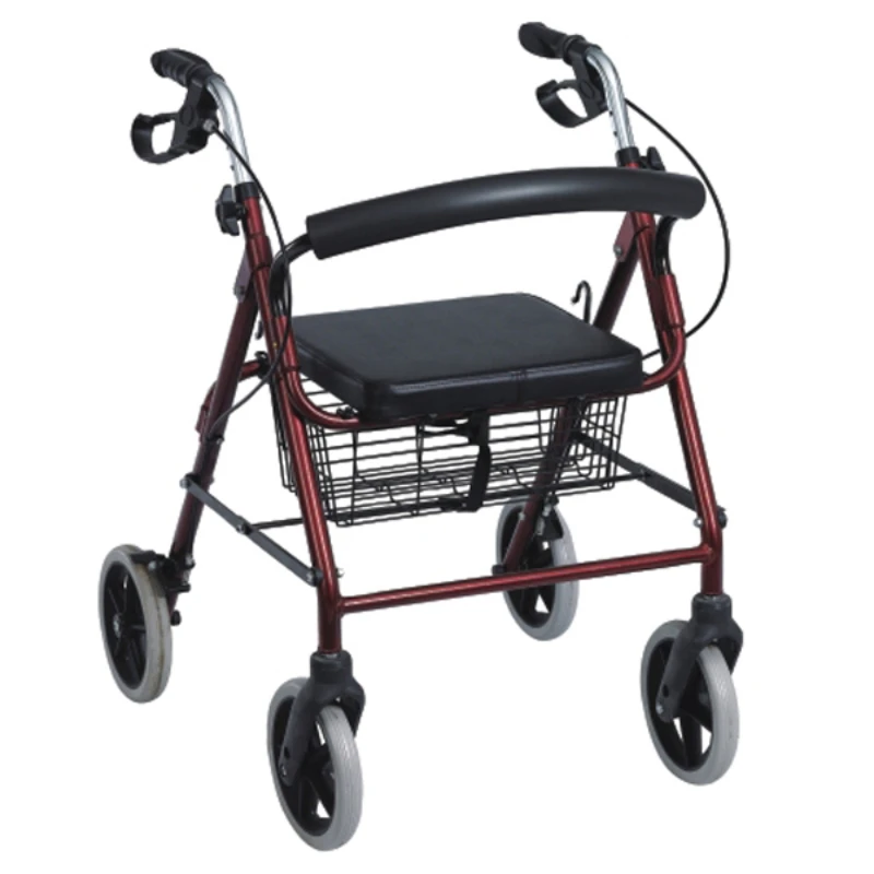 

Nice Price Chinese Durable 8" wheel convenient Lightweight Aluminum Rollator walker