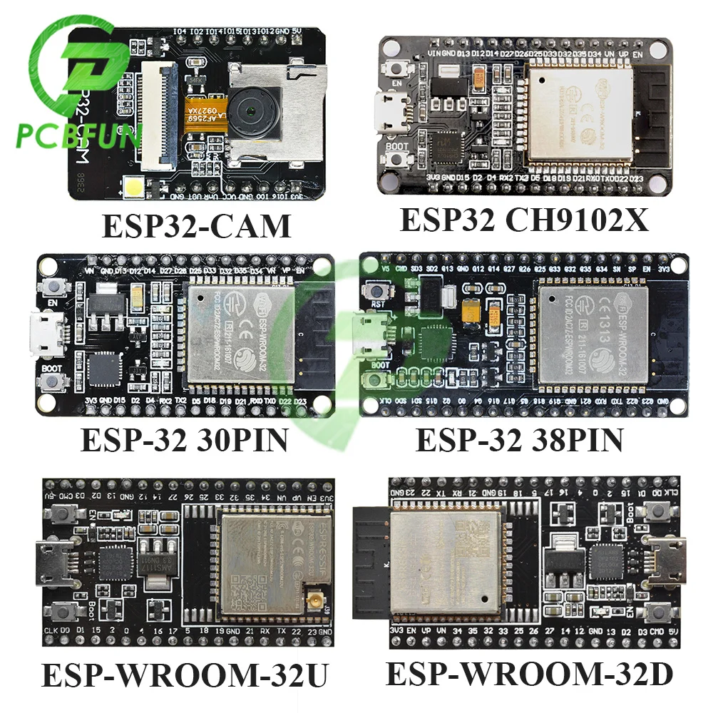 Макетная плата ESP32 с Wi-Fi и Bluetooth, сверхнизкое энергопотребление, двухъядерный, ESP-32S ESP-WROOM-32U ESP 32
