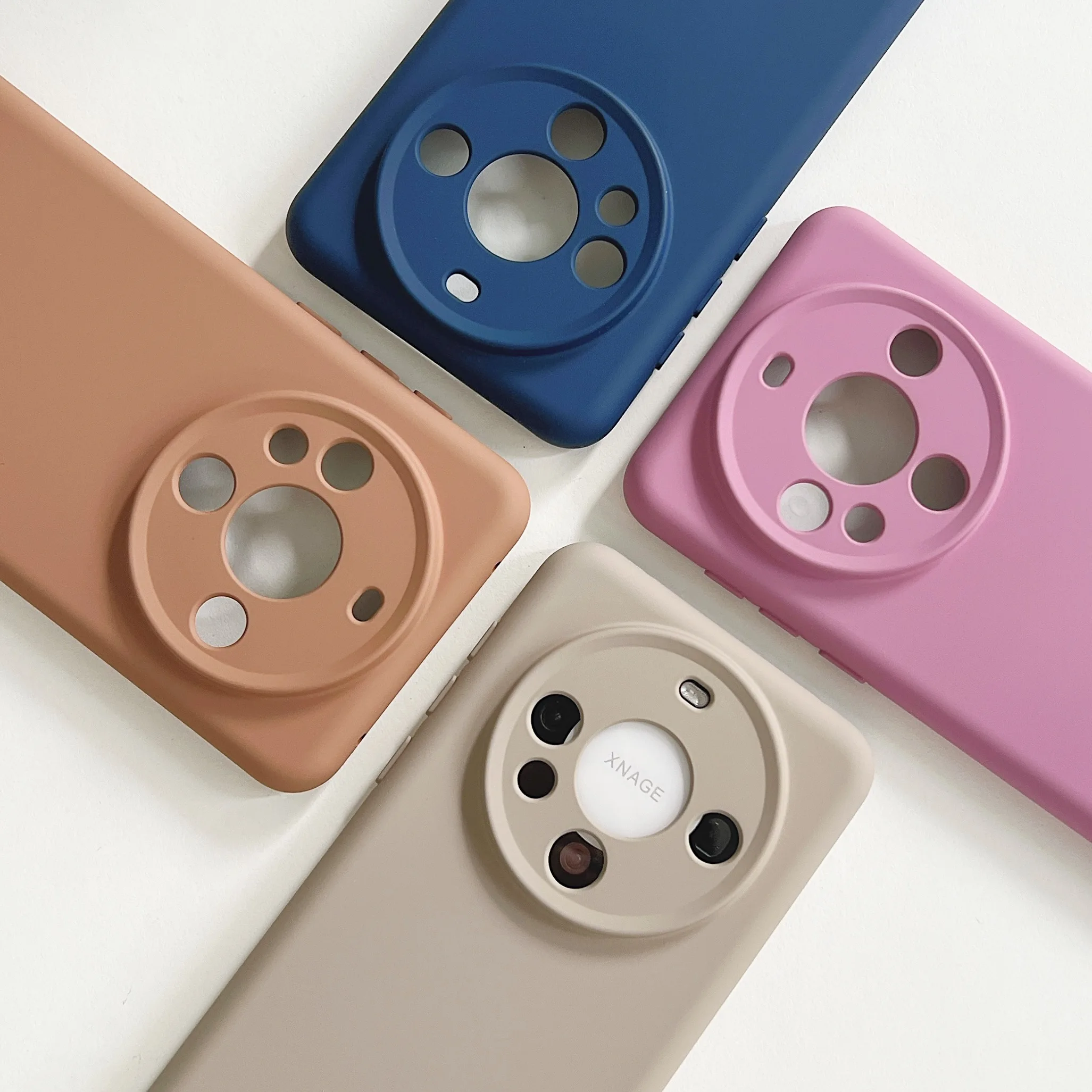 Противоударный мягкий жидкий силиконовый чехол для Huawei Mate 60 Pro 50 40 тонкий гладкий