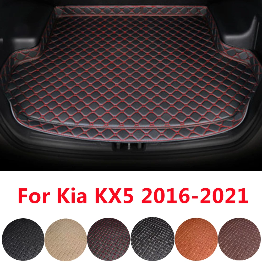 

SJ High Side Custom Fit All Weather Car Trunk Mat AUTO Parts Rear Cargo Liner Cover Carpet Pad Fit For Kia KX5 2016-17-18-2021