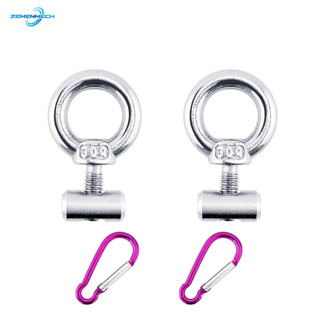 

2X Track Screws M4 Lifting Eye Nut Fastener Front Tent stopper Track Mount Tie Down Eyelet Rail Boat RV Caravan Camper Awning