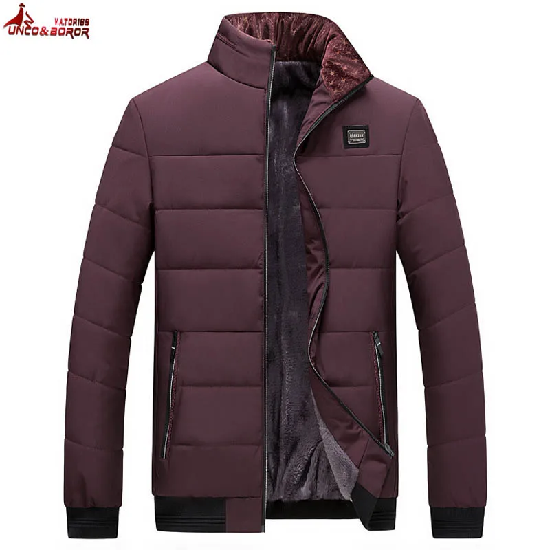 

Men's Streetwear Windproof Varsity Jacket Winter Warm Cotton Padded Puffer Jacket Outwear Flight Air Force Bomber Coats Clothing