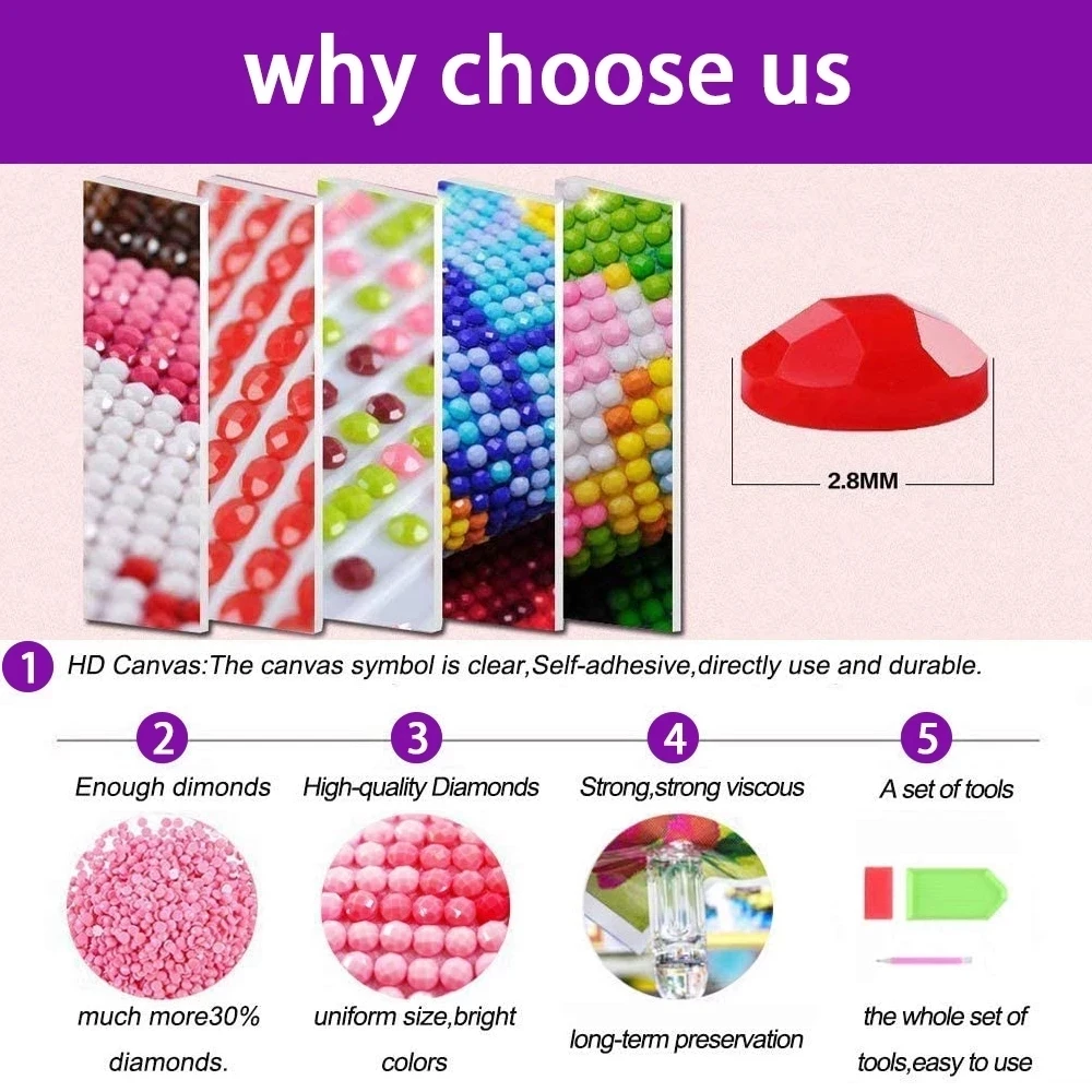 Алмазная живопись Фея русалки Disney мультяшная 5D Вышивка из страз сделай сам