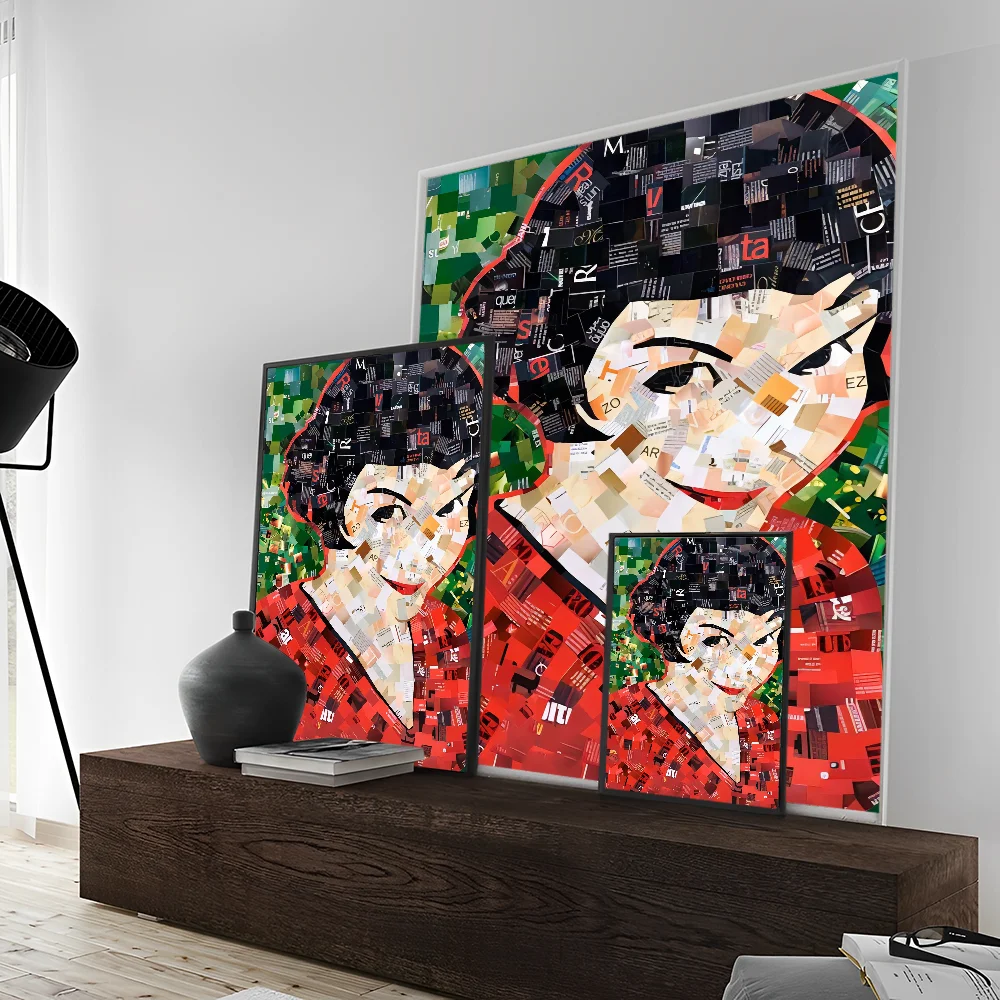 Классический фильм Амели белая бумага постер водостойкая бумажная наклейка