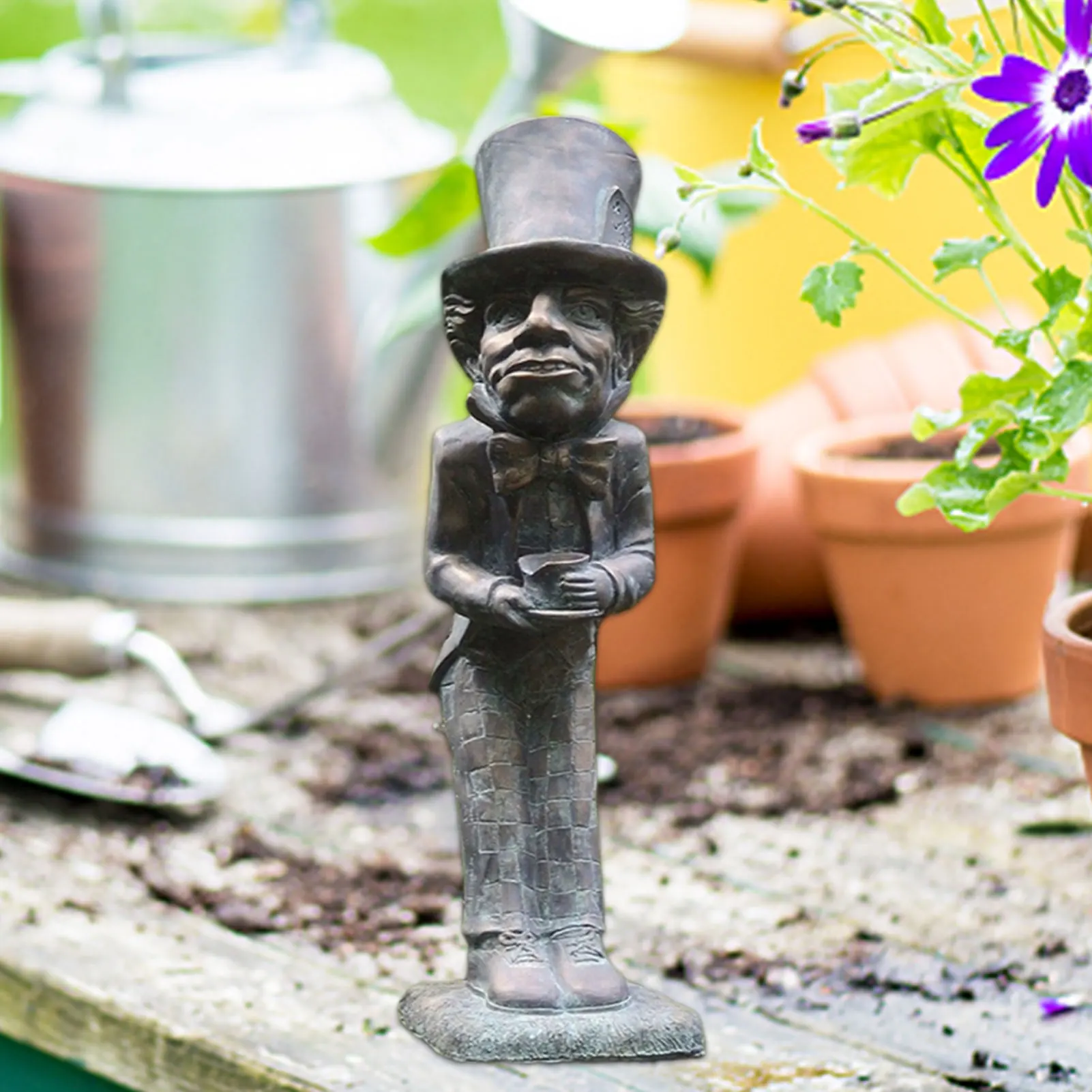 Статуэтка Алиса в стране чудес садовый Декор для дома Сказочная полимерная