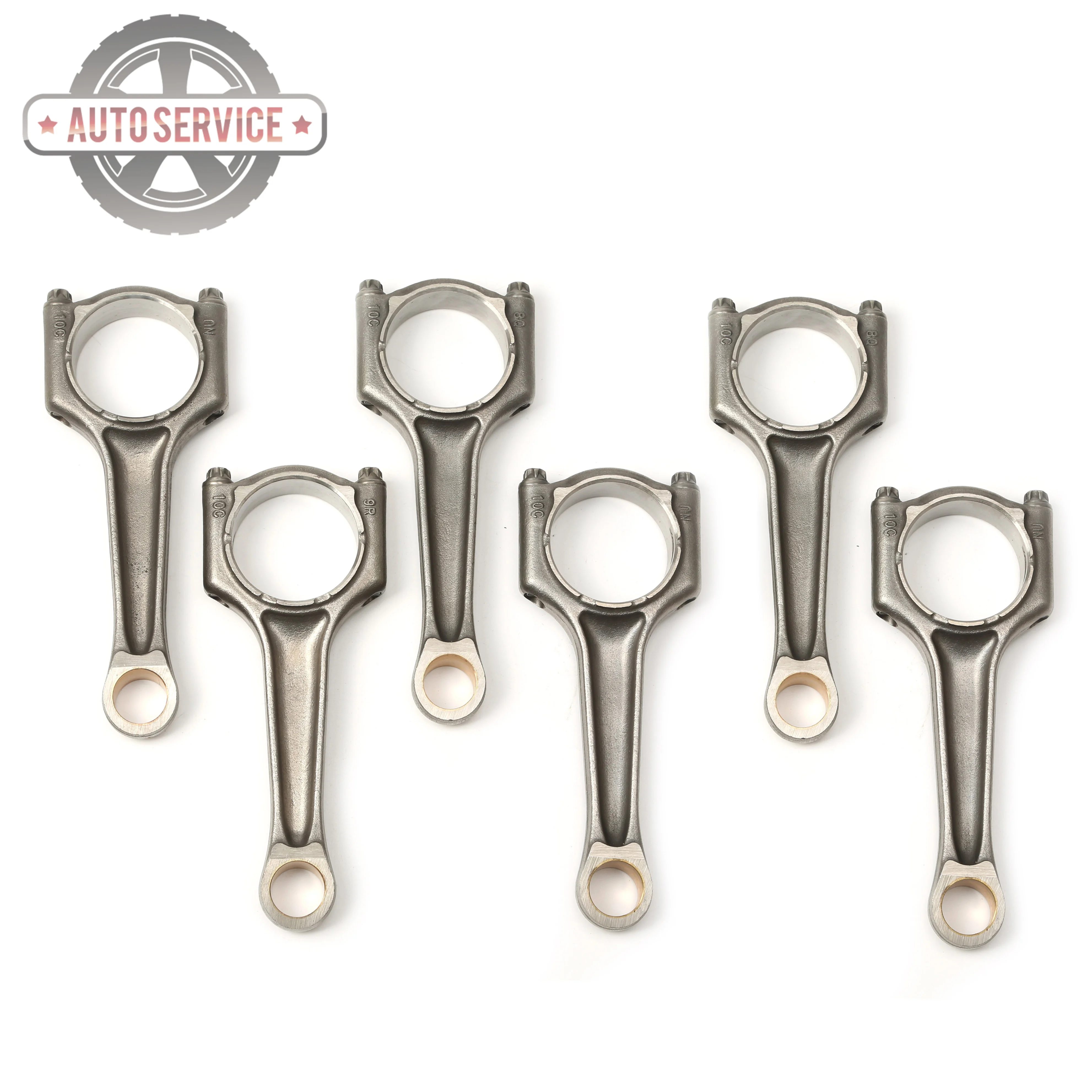 

11248623419 Engine Connecting Rod 6PCS Set For BMW 4 series 440i xDrive 2016-2017 B58B30 F36 B58B30A F33 440i 2016 F32