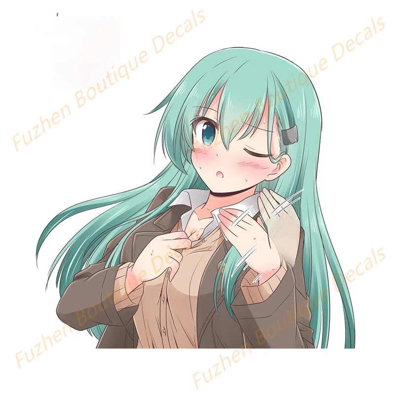 

Fuzhen Boutique Decals Exterior Accessories Anime Girl Car Sticker Motorcycle Laptop Refrigerator Decoration Scratch Proof Decal