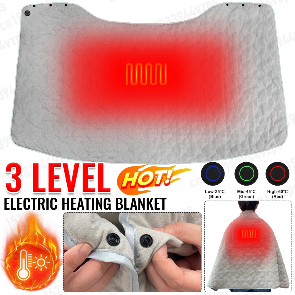 Портативная Электрическая Грелка 1 Шт. Мягкий Хлопковый Коврик Для Задней Панели