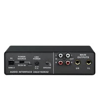 hot selling good quality affordable professional audio interface supporting 4 channels usb external sound card