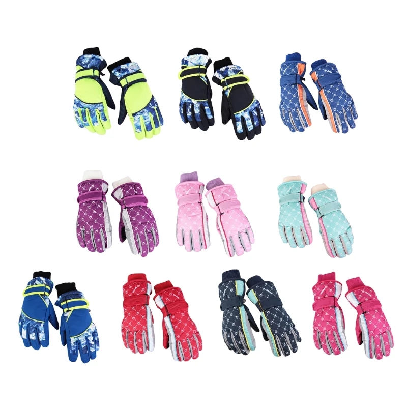 

Kids Gloves Waterproof Windproof Outdoor Thermal Gloves Children Winter Mittens
