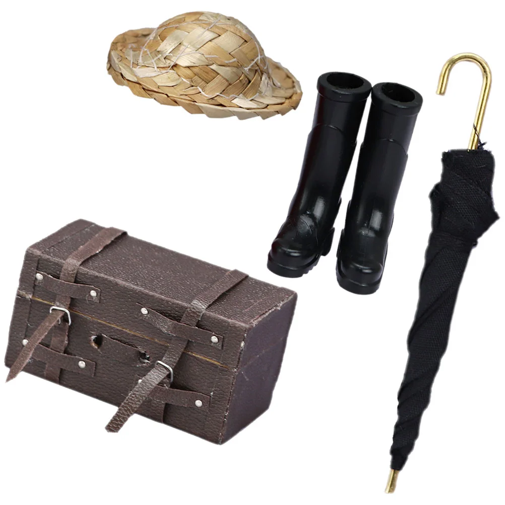 Модель зонта аксессуары для мини-дома миниатюрные украшения сцены резиновые