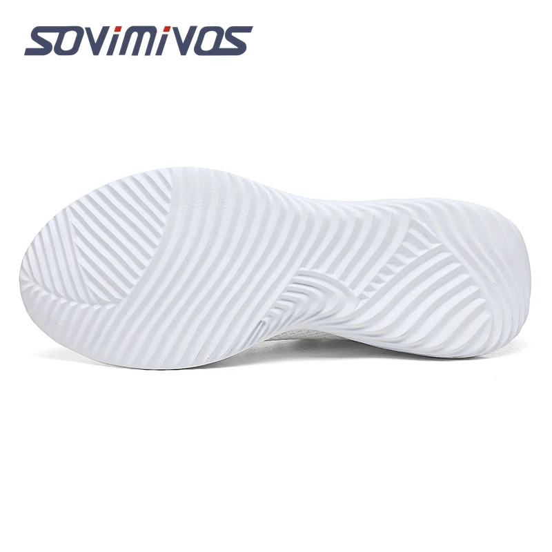 Men Running Shoes 2022 Comfortable Sport Shoes Men Trend Lightweight Walking Shoes Men Sneakers Breathable Zapatillas White