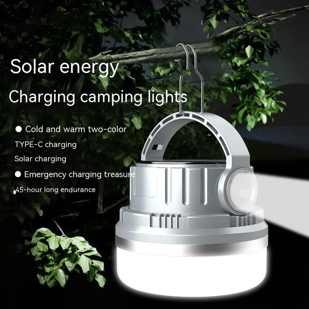 

Outdoor LED Camping Lantern Multifunctional Rechargeable Tent Light Mini Flashlight For Hurricane Emergency