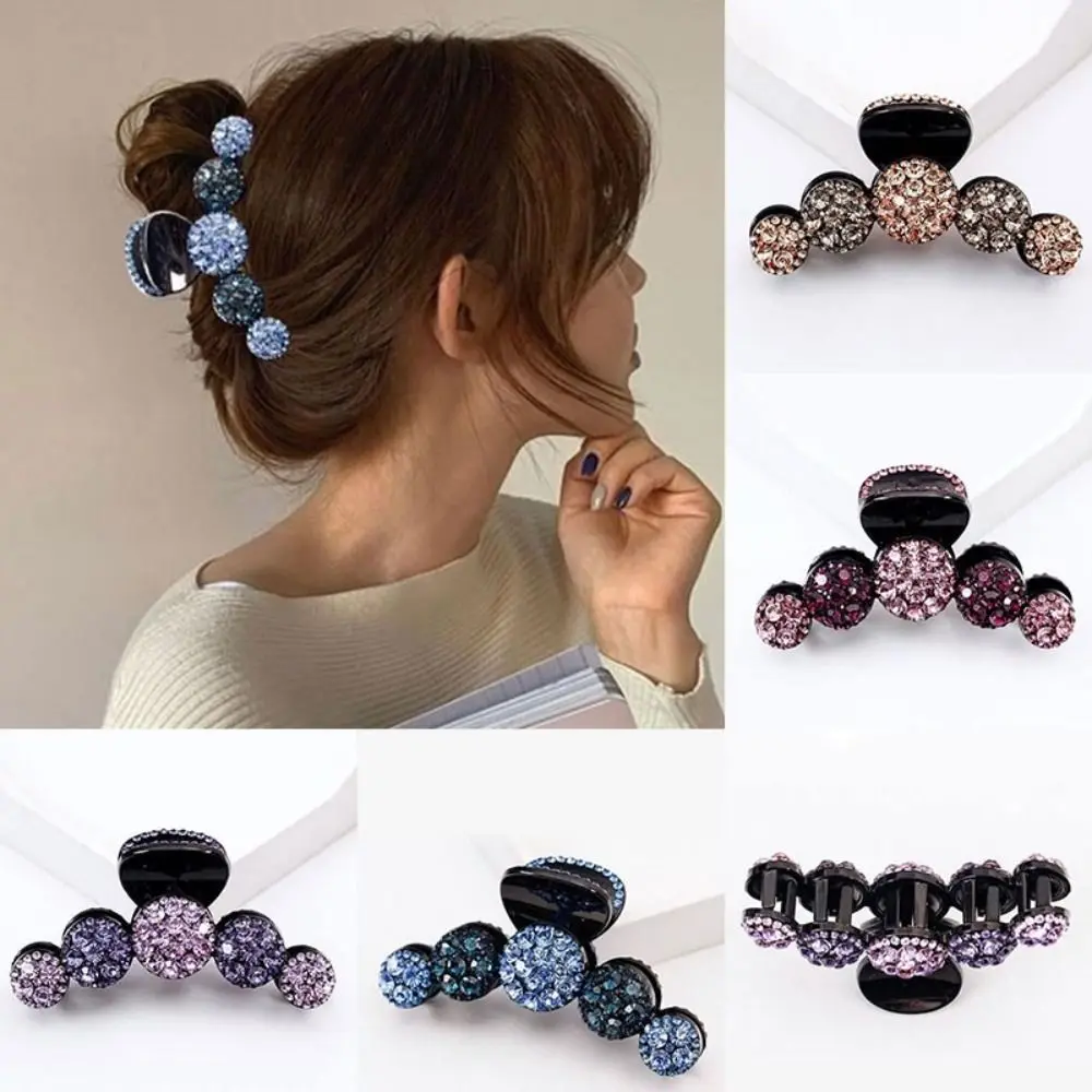 

Hair Accessories Barrettes Ponytail Hairgrip Hair Claws Crystal Hair Clips Crab Hairpins Big Rhinestone
