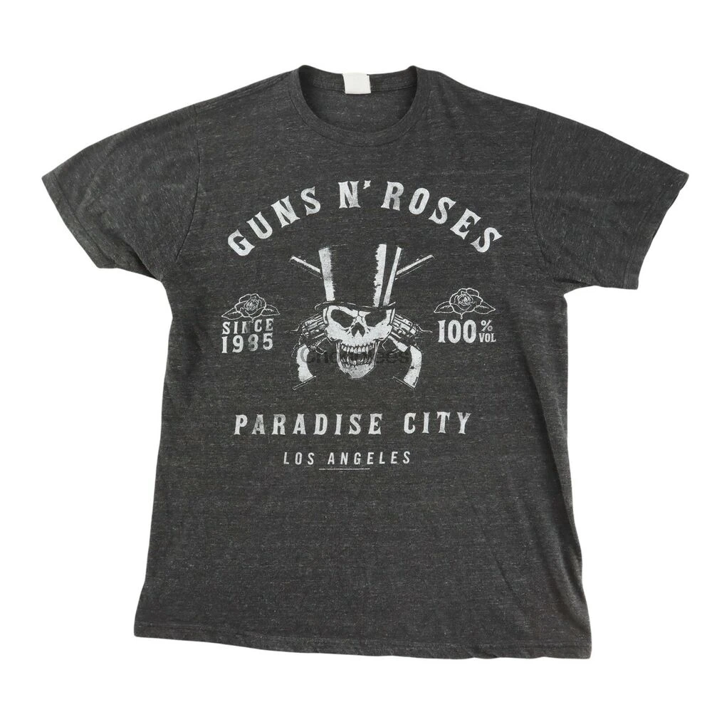 Футболка Guns N Roses Paradise City Лос-Анджелес мужская темно-вересковая унисекс размер L |