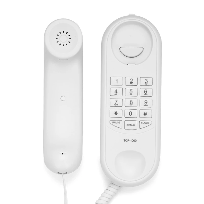 

Стационарный настенный телефон N80D TCF1000 с функцией отключения звука и повторного набора функций