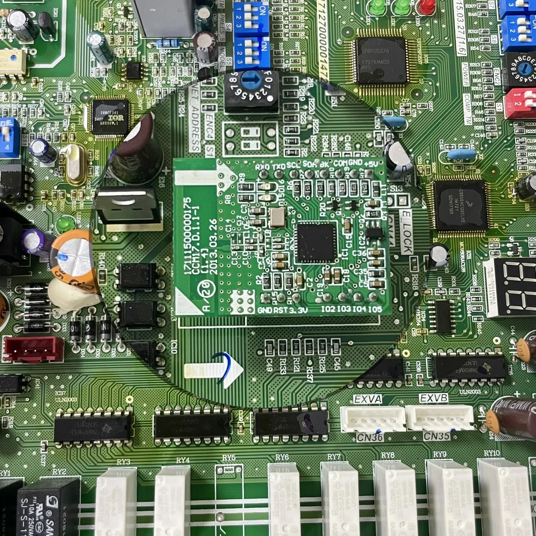 Фото Оригинальная портативная центральная система кондиционирования VRF MDV-450WDSN1-8T0.D.1.1.1.1-1: Запасные части для систем ОВКВ, материнская плата, в продаже №2