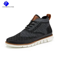 2022 new mens mesh casual shoes fashion lightweight high top walking shoes summer outdoor sports fitness sneakers big size 48