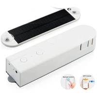 diy home automation solar panel roller shade drive tracks heavy load motorized wireless smart remote control curtain motor