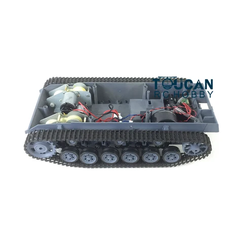 Шасси с пластиковыми гусеницами и колесами для 1/16 Heng Long German Panzer III L RC Tank 3848 игрушки в подарок