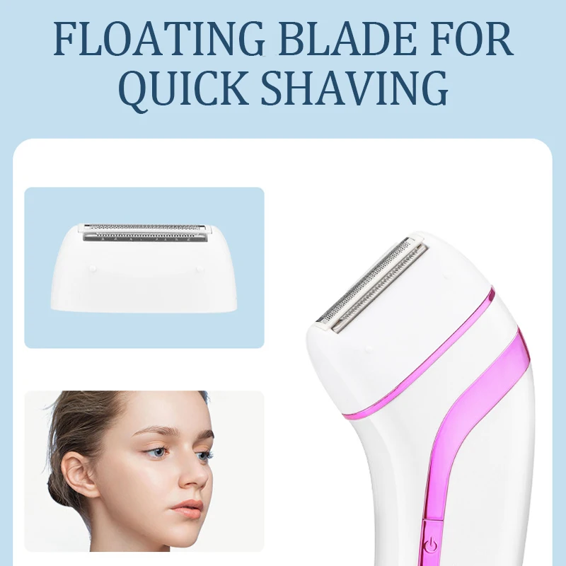 Эпилятор женский Электрический эпилятор для удаления волос на лице теле ногах в