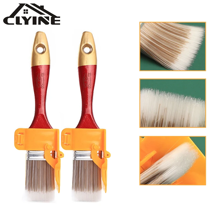 Latex Paint Trimming Color Separator Interior Detai Wall Roof Paint Brush Angle Closing Edge Imitation Wool Roller Brush Tool