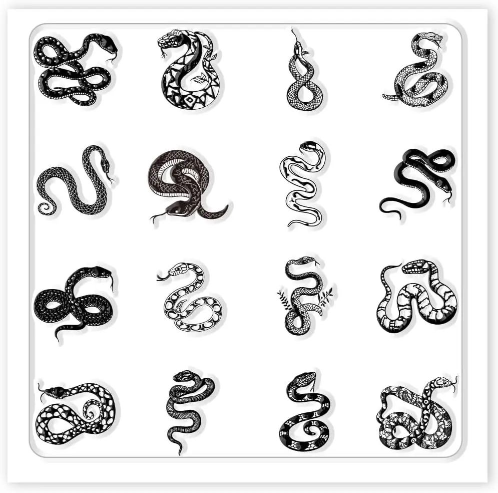 

Силиконовые текстурные листы для полимерной глины с узором змеи