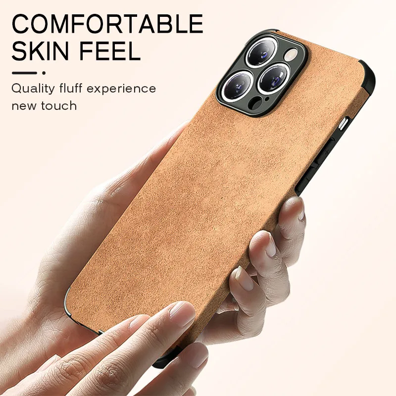 luxury lambskin pu leather case for iphone 13 12 11 pro max mini xr xs x 8 7 plus se 3 2020 soft silicone shockproof phone cover free global shipping
