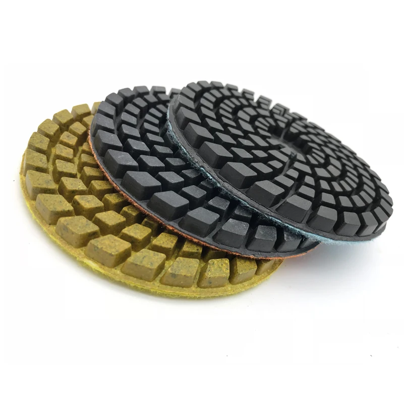 3 шт./набор алмазные накладки для полировки 4 дюйма 100 мм