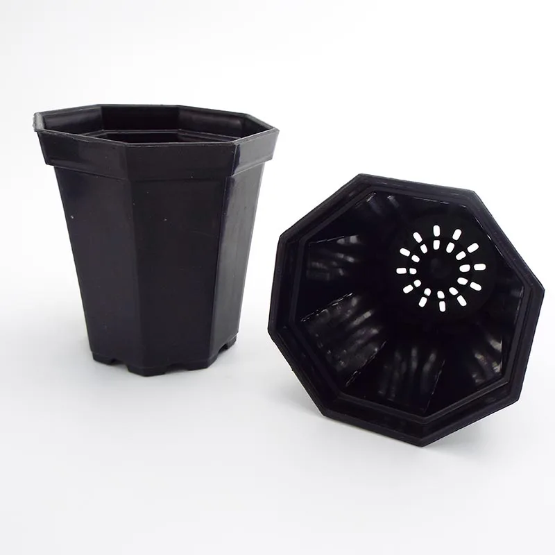 10 шт. пластиковые квадратные горшки для растений