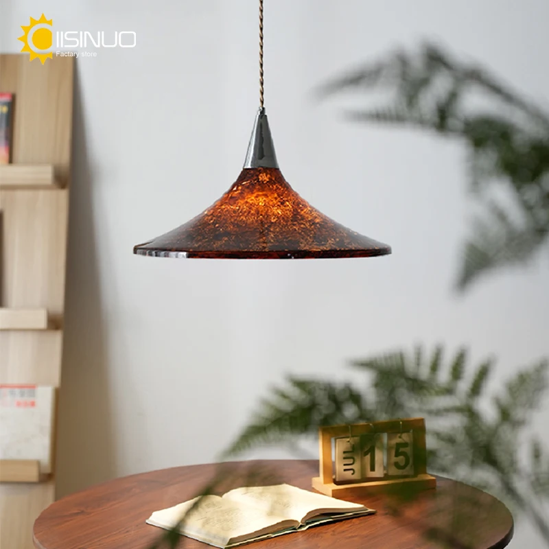 Винтажная акриловая подвесная ретро-Люстра для ресторана