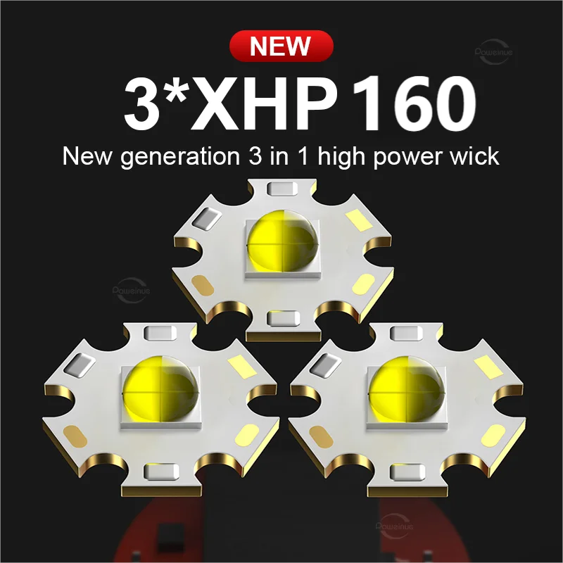 Сверхмощный светодиодный фонарик для дайвинга профессиональный фонарь IPX8